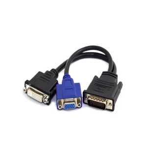 آداپتور HP DMS-59 to DVI+VGA، امکان اتصال دستگاه‌ DMS-59 به نمایشگرهای DVI و VGA با کیفیت 1920×1200 را فراهم می‌کند. سازگار با انواع سیستم عامل و نصب آسان.