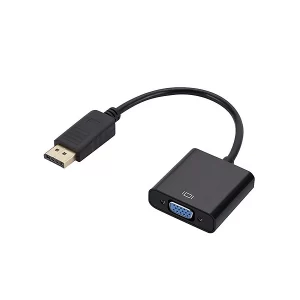 آداپتور HP DisplayPort به VGA تصاویر را با وضوح 1920×1200 WUXGA فراهم می‌کند و با انواع سیستم عامله‌ا و دستگاه‌ها سازگار است. همچنین دارای نصب ساده و آسان .