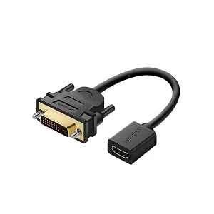 آداپتور HP HDMI to DVI اتصال HDMI به DVI با کیفیت Full HD 1080p و نصب Plug-and-play را ارائه می‌دهد. سازگار با Windows، macOS، Linux و Chrome OS.