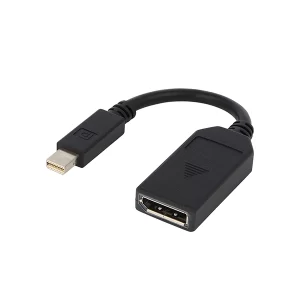 آداپتور HP Mini DisplayPort به DisplayPort با کیفیت تصویر 4K، سیگنال‌های تصویری و صوتی را منتقل می‌کند. سازگار با انواع سیستم عامل و بدون نیاز به منبع تغذیه خارجی.