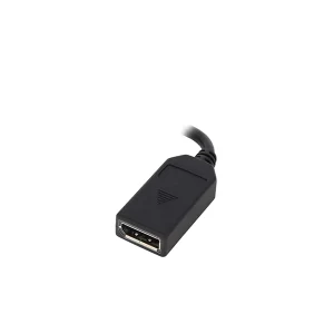 آداپتور HP Mini DisplayPort به DisplayPort با کیفیت تصویر 4K، سیگنال‌های تصویری و صوتی را منتقل می‌کند. سازگار با انواع سیستم عامل و بدون نیاز به منبع تغذیه خارجی.