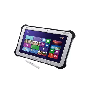 Panasonic TOUGHPAD FZ-G1 تبلت صنعتی مقاوم با صفحه 10.1 اینچی، پردازنده Intel Core i5، امکانات 4G LTE و GPS. مناسب محیط‌های سخت با امنیت بالا و باتری بادوام.