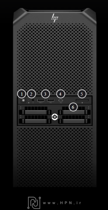 view front workstation z6 g5 a