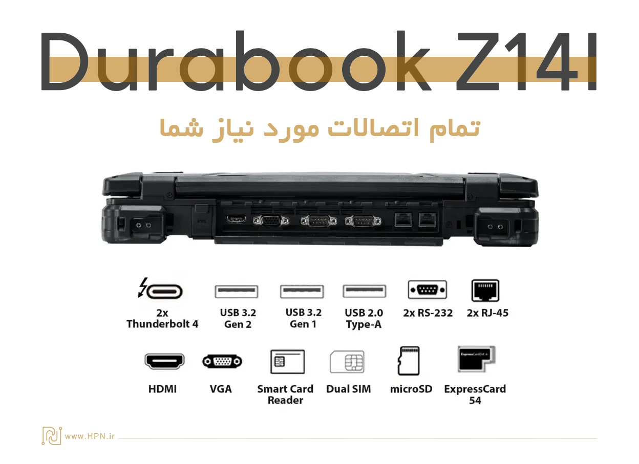 لپ تاپ Z14I Rugged