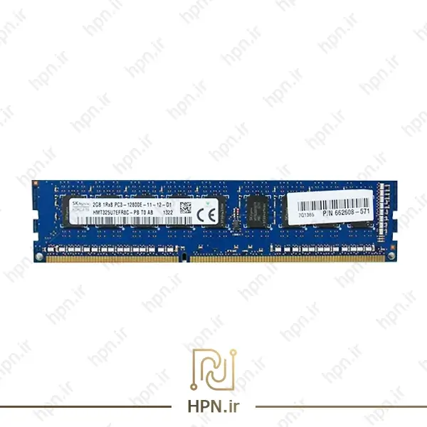 2GB 1Rx8 pc3-12800E-11-12-D1 رم Hynix 2GB 1Rx8 DDR3-12800 ECC UDIMM