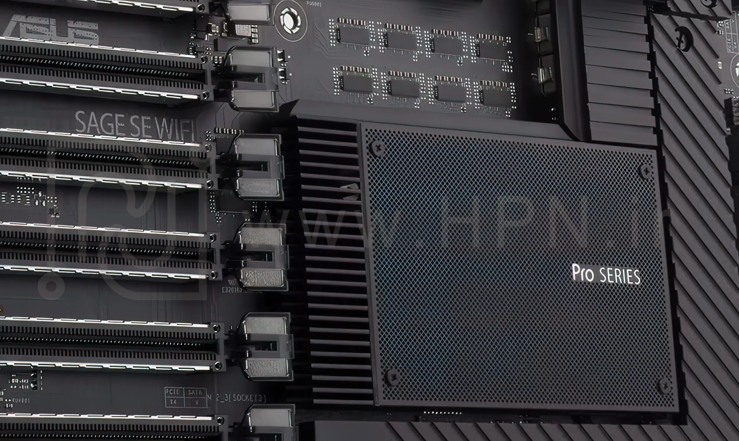  اسلات های ASUS Pro WS W790E-SAGE SE