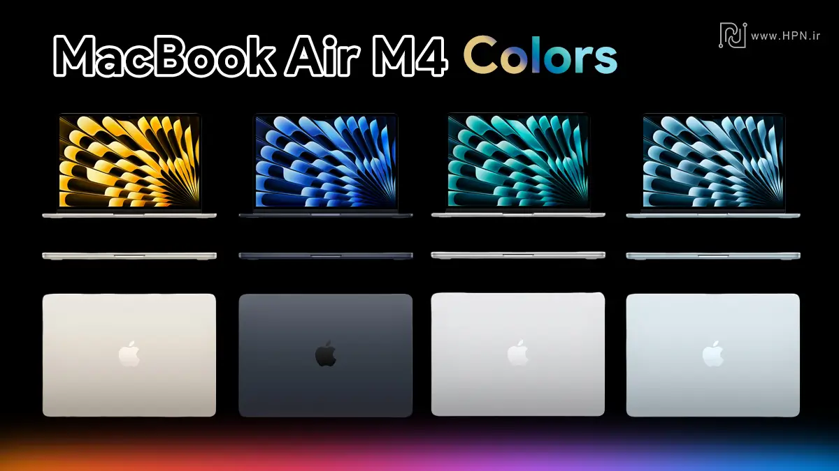 رنگ‌بندی‌های مک بوک ایر 15 اینچ M4